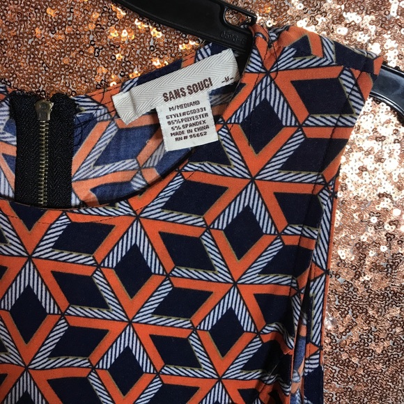 Geometric Shape Midi Dress - Picture 2 of 2