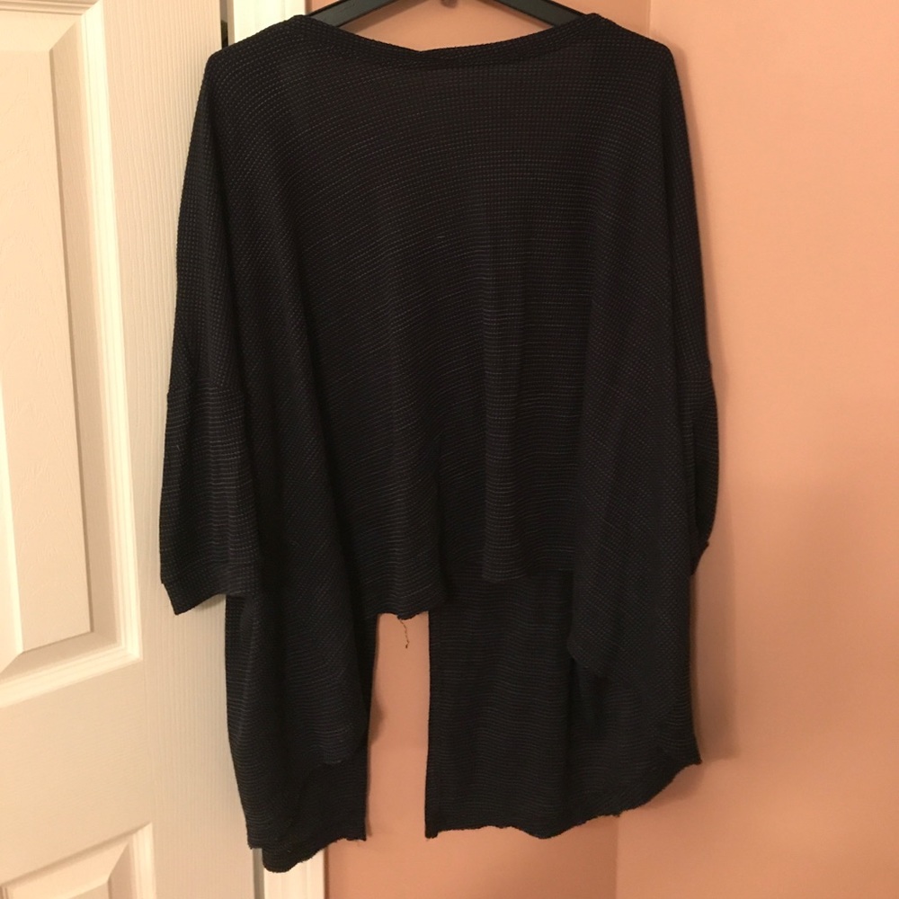 Free people open back top