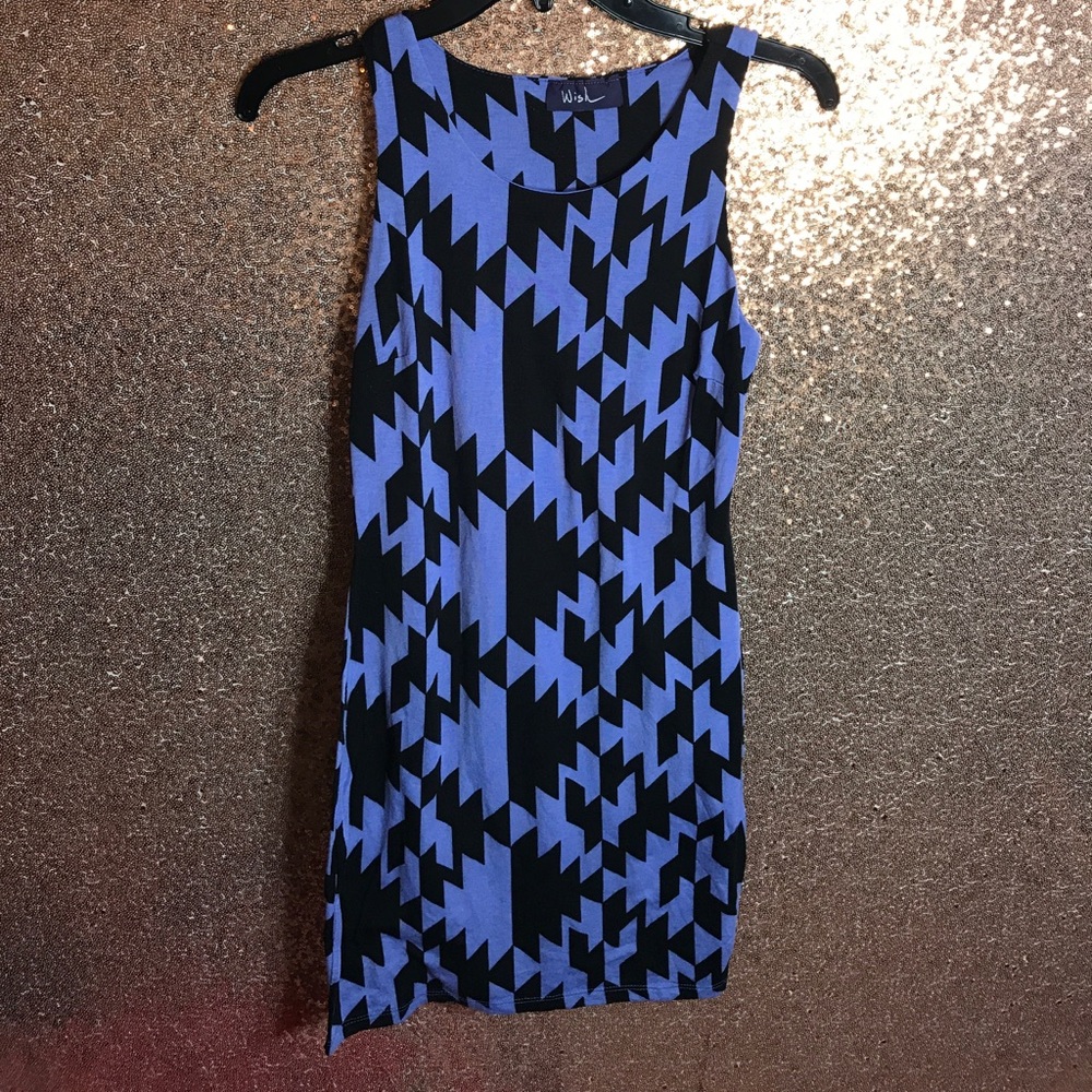 Periwinkle back out dress
