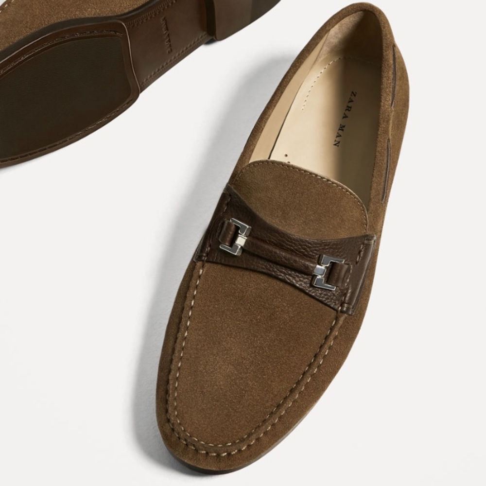 Zara - spring 2017 - new men's driving loafer