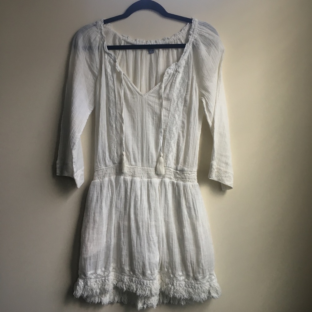 Cream Swim Coverup