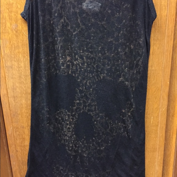 ☠️ 🖤 Lipstick Prophets Leopard skull burnout tank - Picture 3 of 7