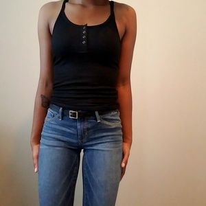 CUTE RIBBED tank top