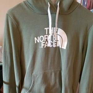 Northface green hoodie