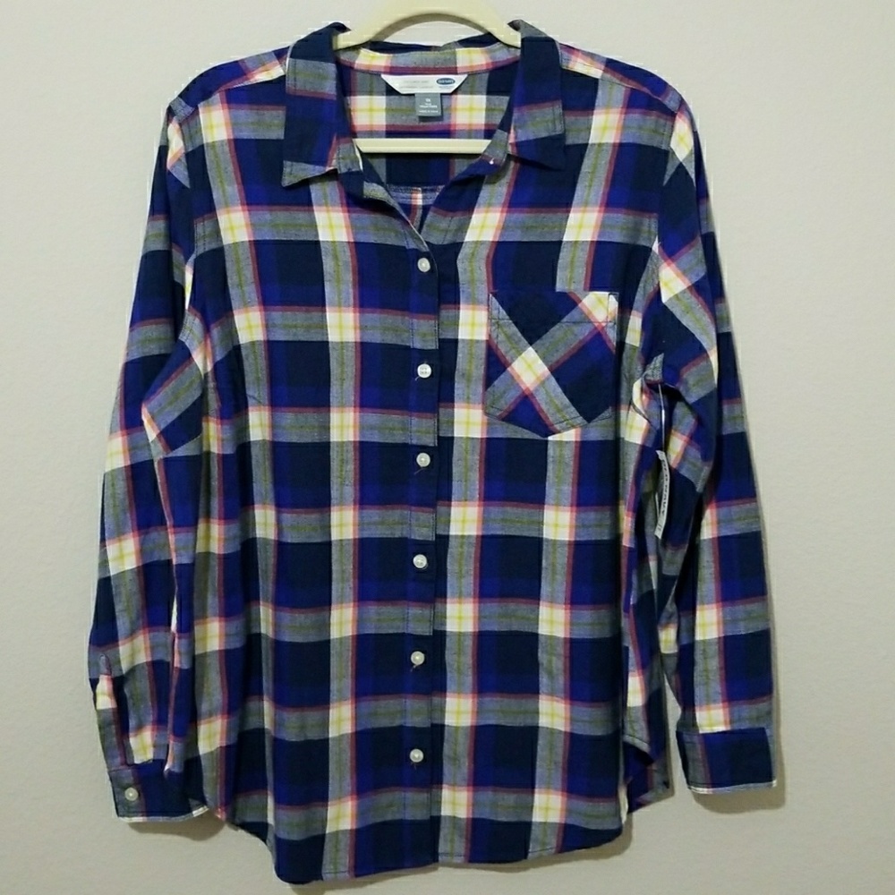 Old Navy plaid button up