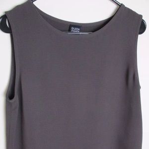 EILEEN FISHER Silk Tank Top M sleeveless career