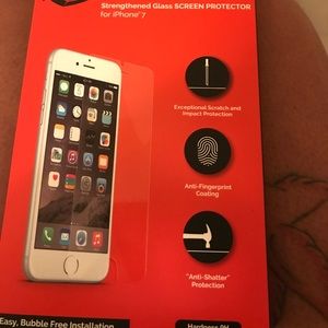 2 iPhones 7 strengthened Glass Screen Protection