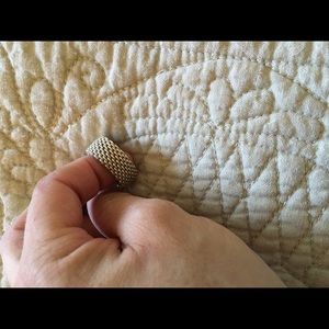 Tiffany's silver mesh ring & earrings!