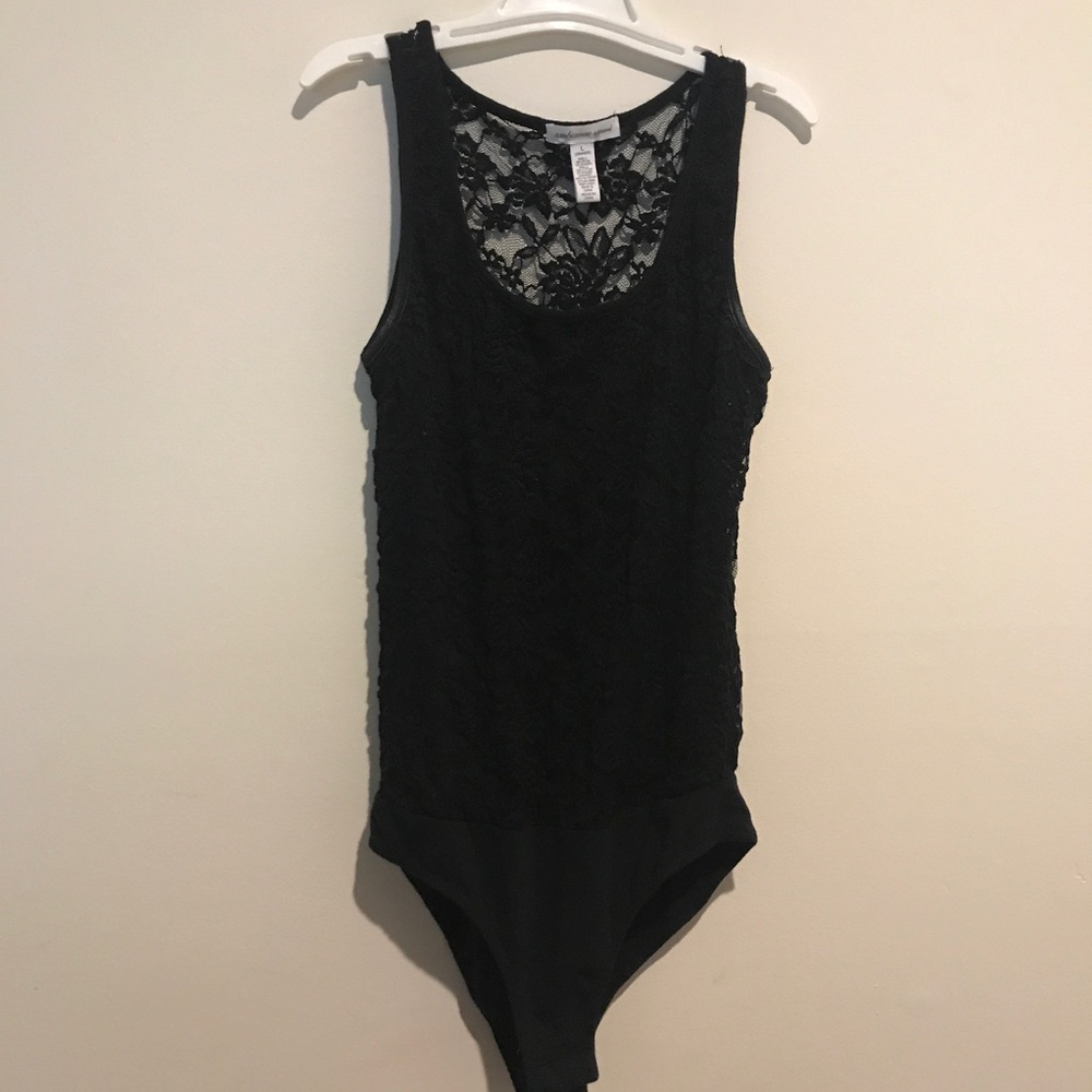 black bodysuit