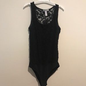 black bodysuit