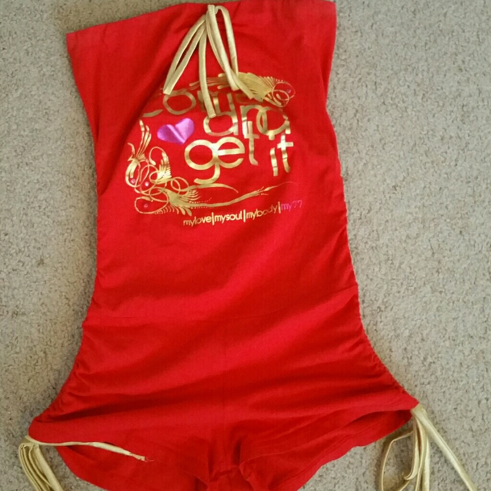3 for $20 Sexy red romper