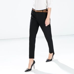 Black pants plus size zara