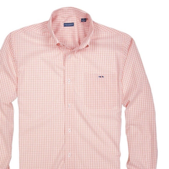 Peach Fish Hippie NWT Men's Button Down shirts - Picture 3 of 4