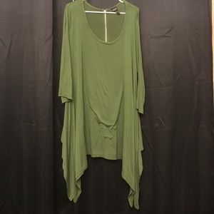 Olive green dress