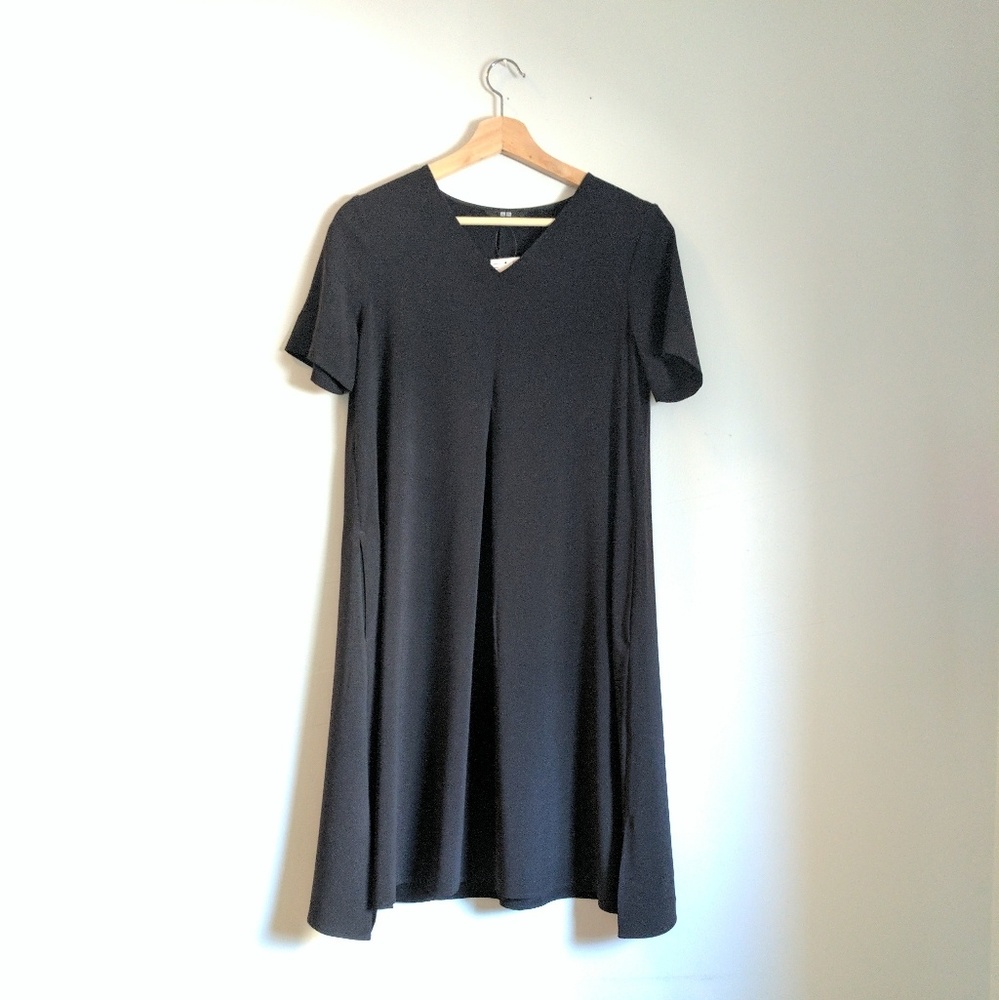 A line shift dress