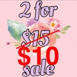 🔹 2 for $10 SALE!!🔹