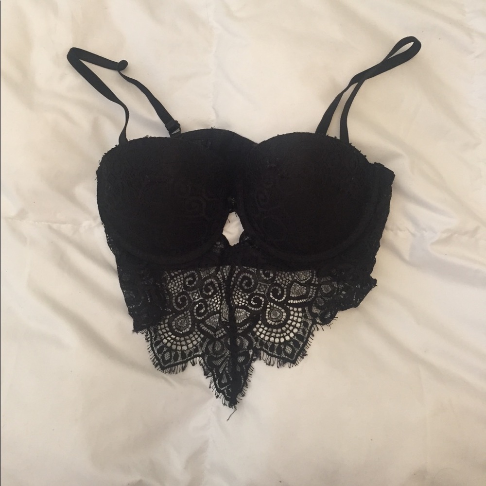 Bebe Lace Bra/Crop top