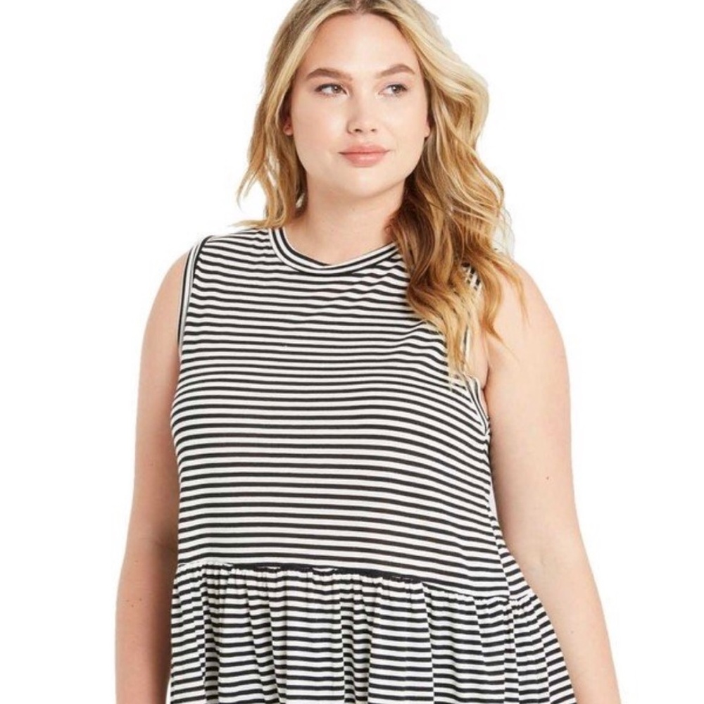 Plus Size Peplum Tank