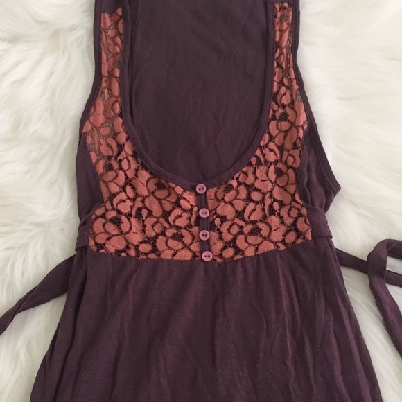 Plum & Pink Midi Dress, size small - Picture 3 of 5