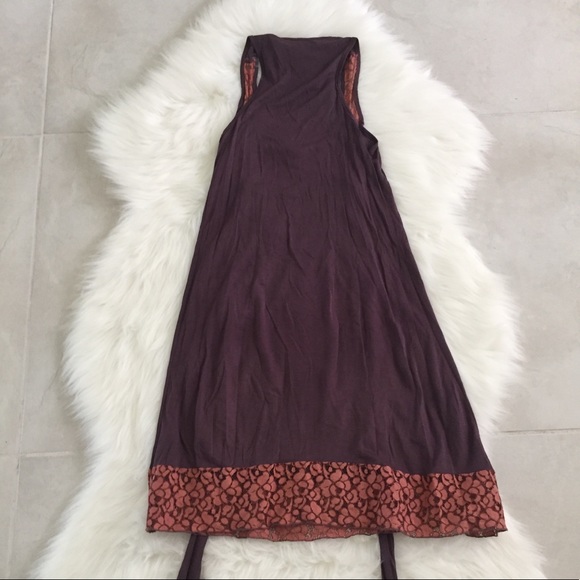 Plum & Pink Midi Dress, size small - Picture 4 of 5