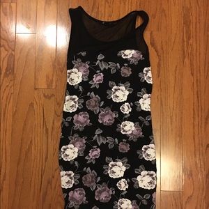 Forever21 floral bodycon dress
