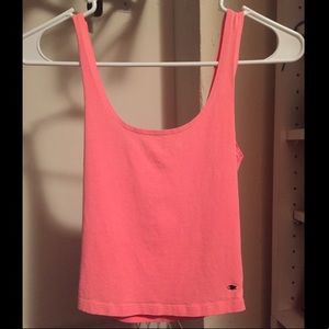 Pink crop top