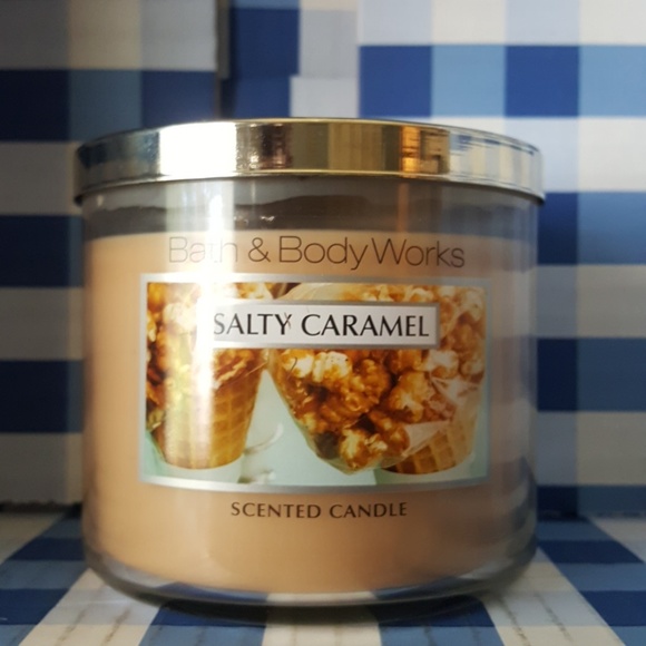 Bbw Salty Caramel 3 Wick Candle Bbw Salty Caramel 3 Wick Candle