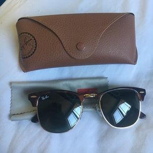 NEW Ray and Clubmaster with case