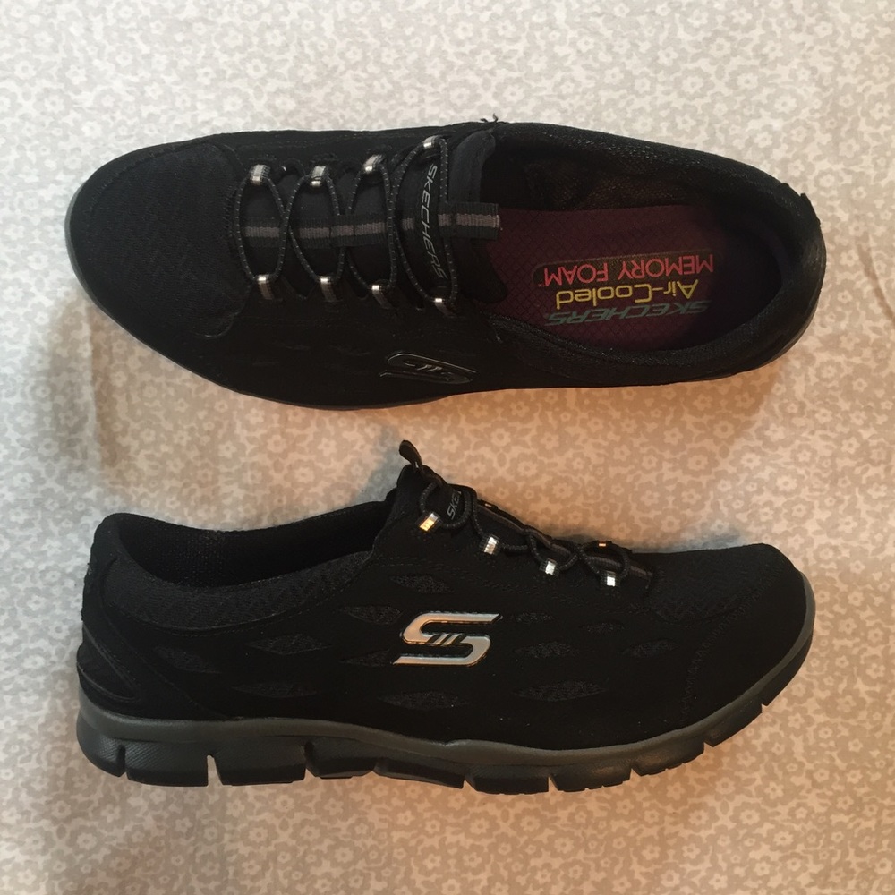 Sketches Memory Foam Slip-On Sneakers