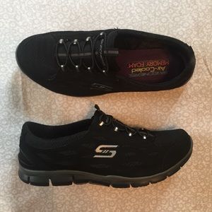 Sketches Memory Foam Slip-On Sneakers