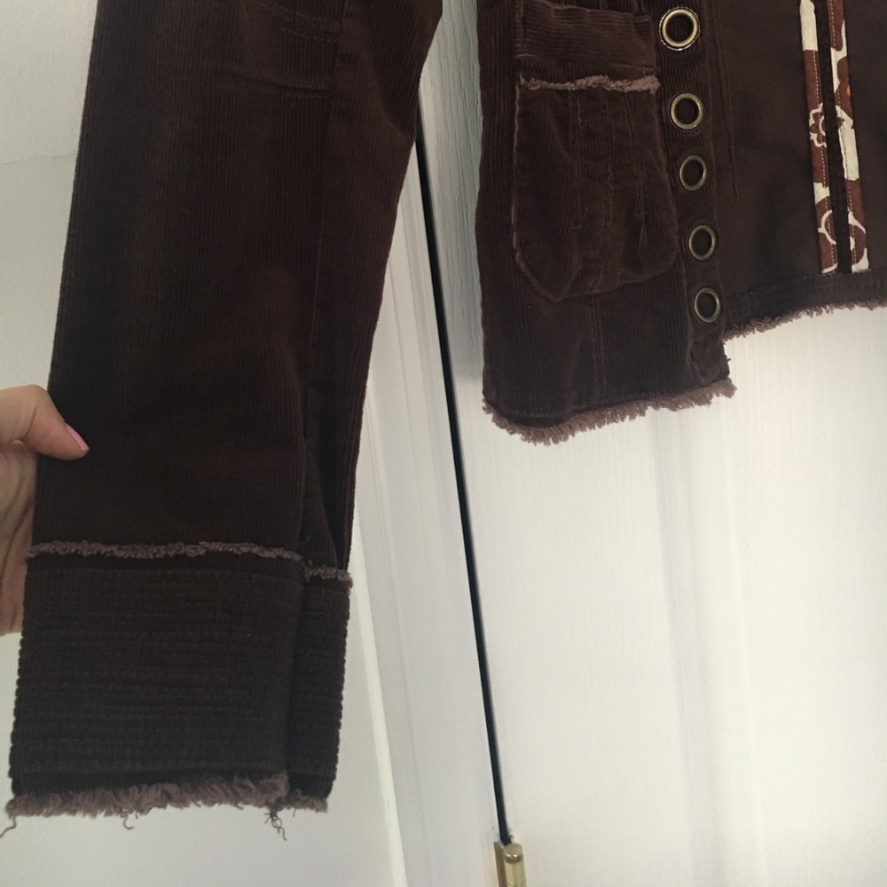 NWT Forever 21 Corduroy Jacket with Grommets - Picture 3 of 8