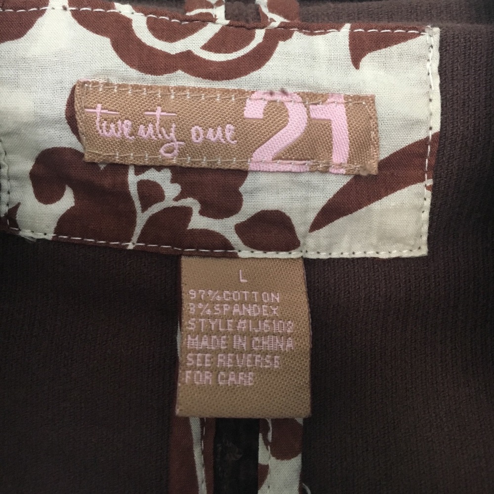 NWT Forever 21 Corduroy Jacket with Grommets - Picture 4 of 8