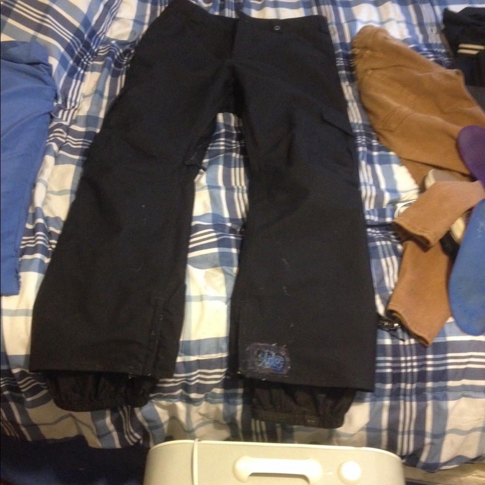 Burton Snowboard Pants Tapered Black Cargo