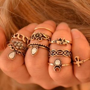 Last Set: 10pc Boho Midi Rings
