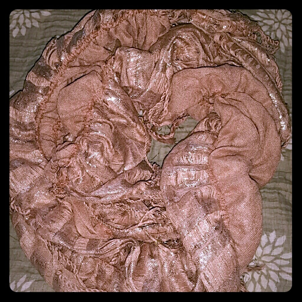 Pink scarf