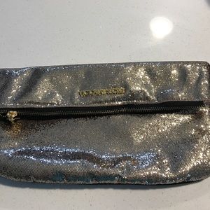 Victoria Secret Gold sparkle clutch purse