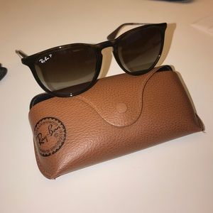 Ray-Ban Polarized Erika Tortiose Shell Sunglasses