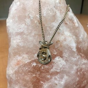 • Metal Money Bags Necklace 💰💰💰 •