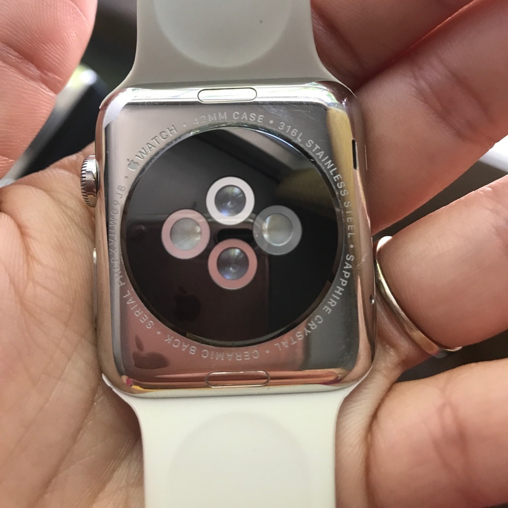 Stainless steel Apple Watch 42 mm