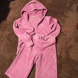 EUC Juicy Terry Swear Suit Size 4