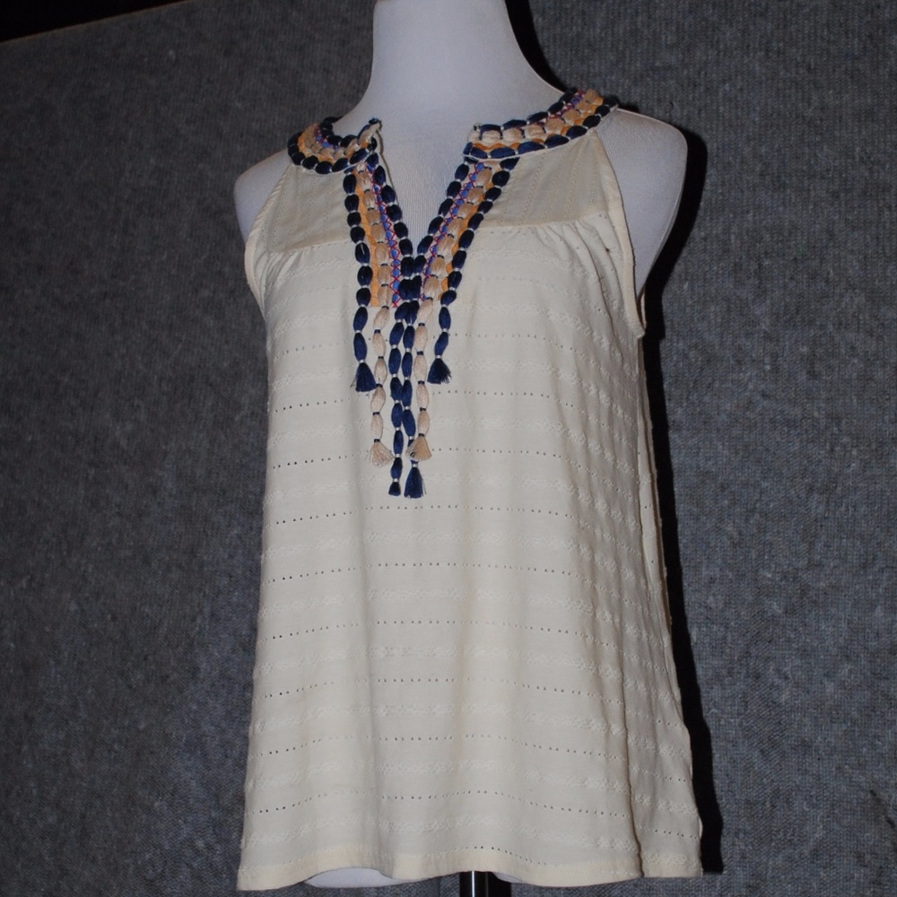 Altar'd State White Tunic Style Top Size M