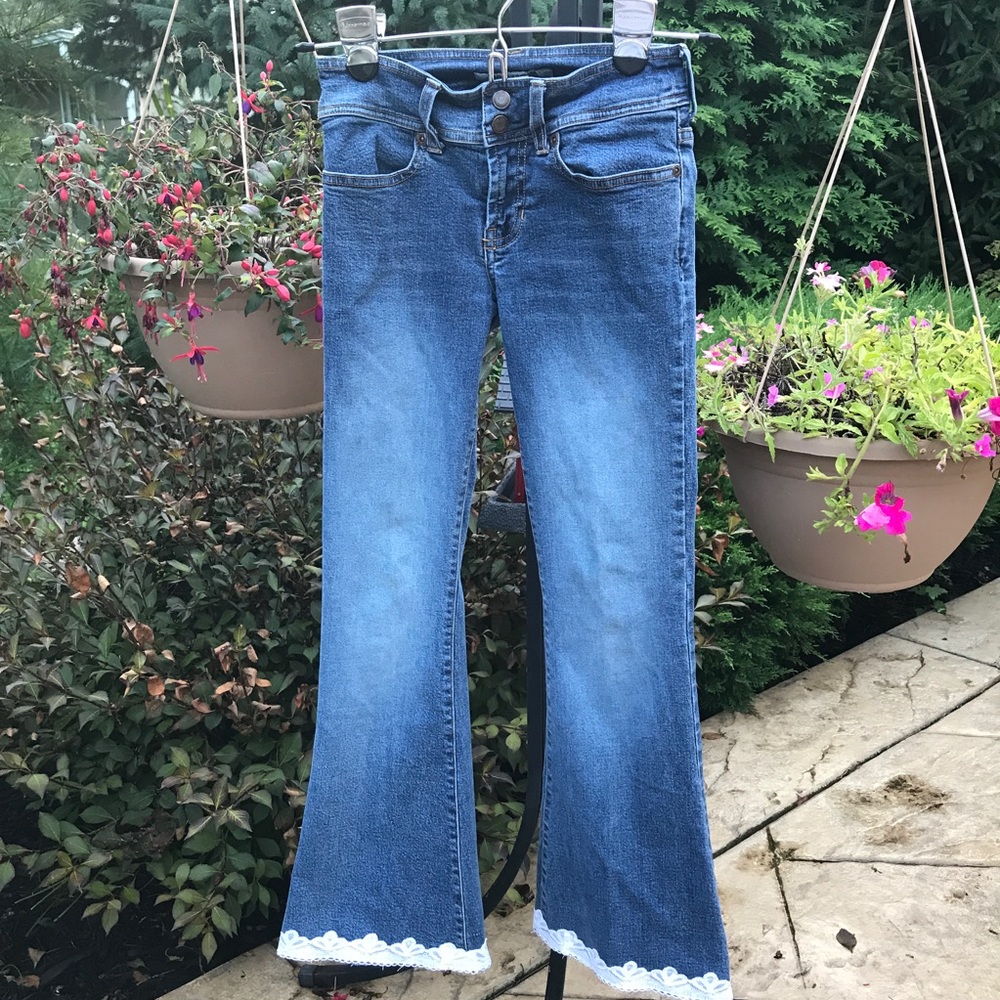 Abercrombie Upcycled Girls' Denim Jeans