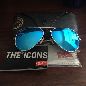 Ray Ban Aviator Blue Mirror RB3025 112/17