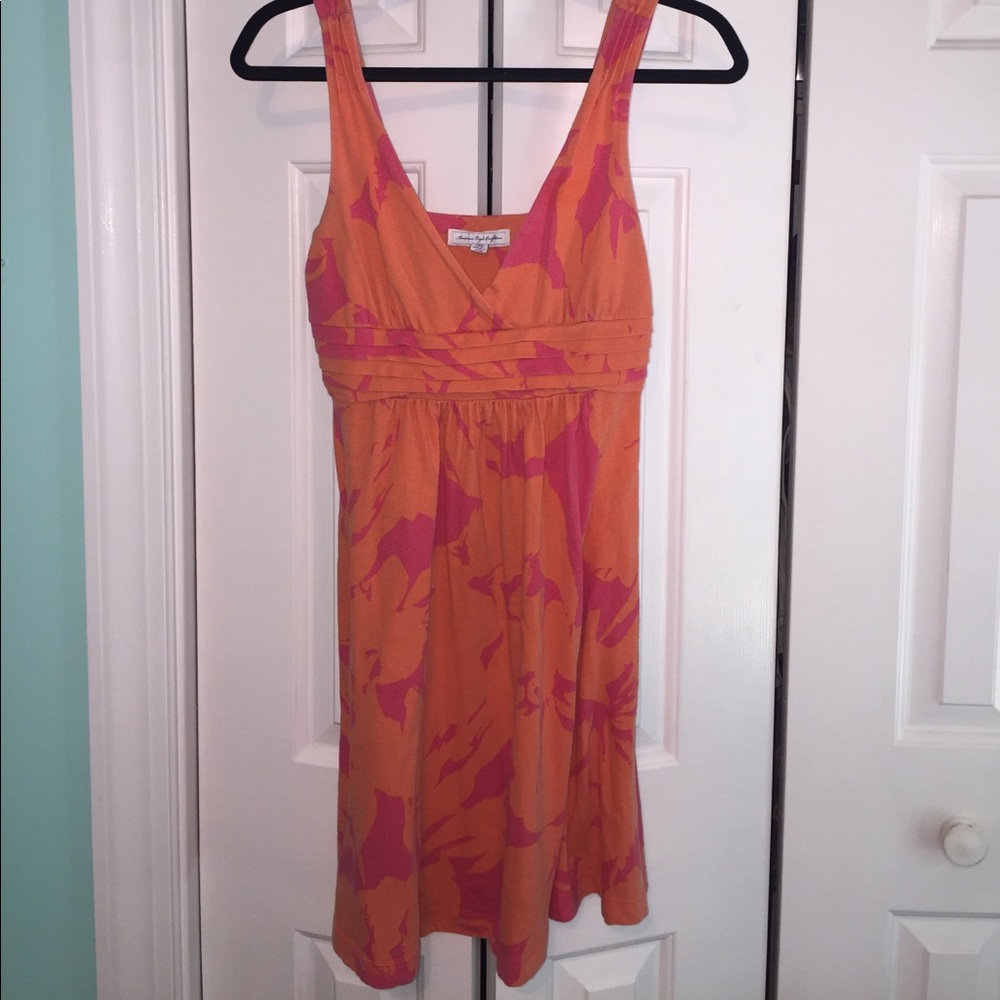 Gorgeous orange-pink dress