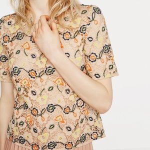 Final price-Beige short sleeve top