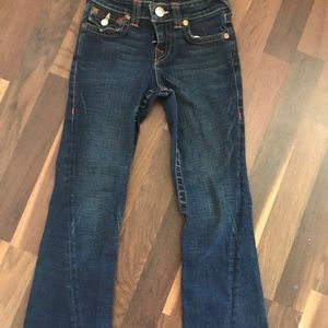 Authentic True Religion Girls Jeans Sz 8 like new