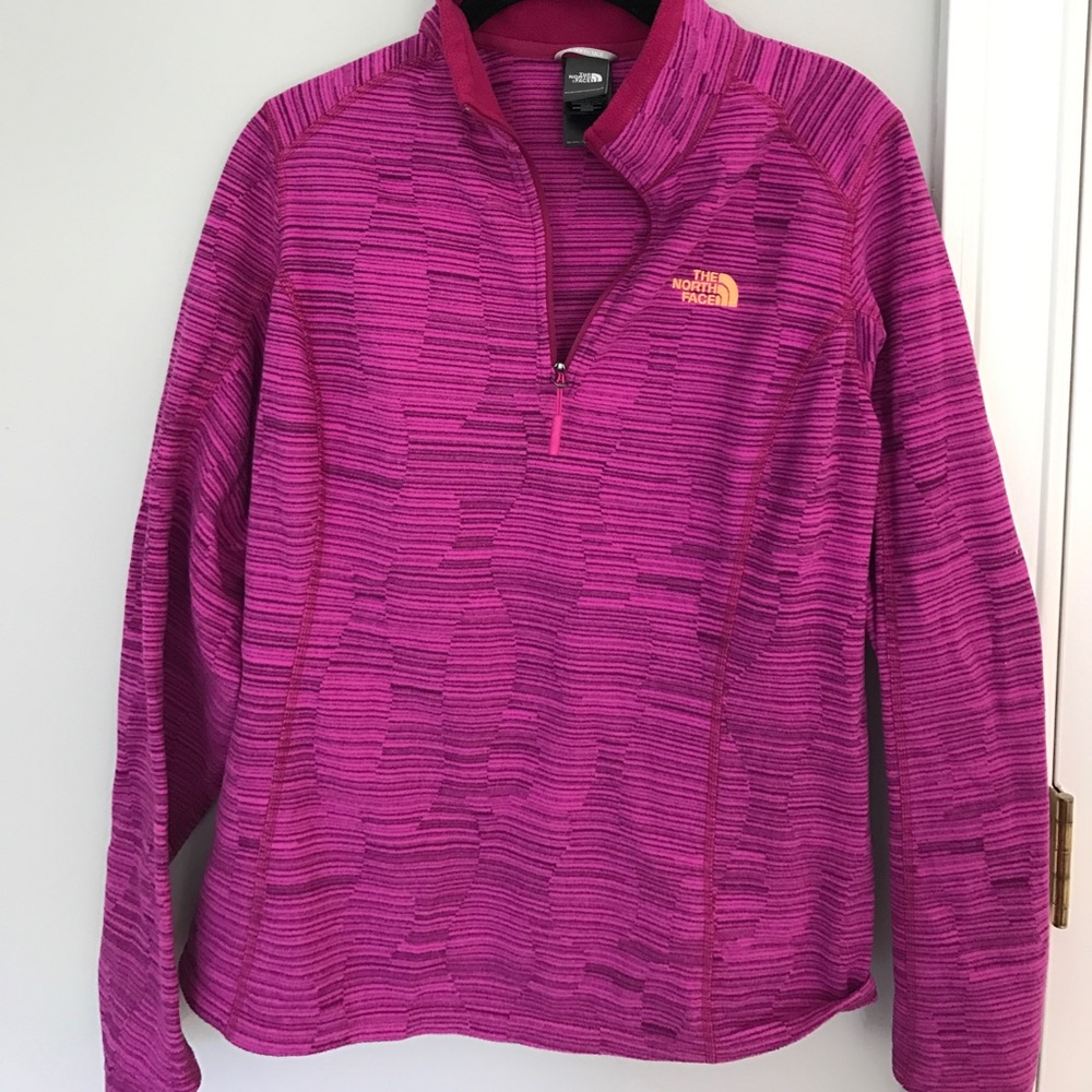 Vibrant Pink The Northface Quarter Zip