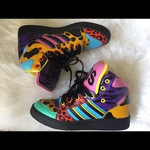 Jeremy Scott limited edition leopard Adidas