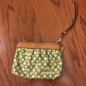 Coach small wristlet