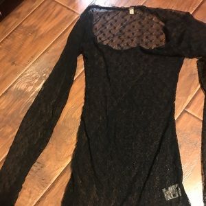 Free People Mesh Lace top size m/l only new